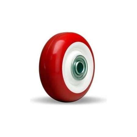 Hamilton Casters Hamilton Poly-Tech Wheel 3-1/2 x 1-3/8 - 1/2" Ball Bearing W-35-NF-1/2